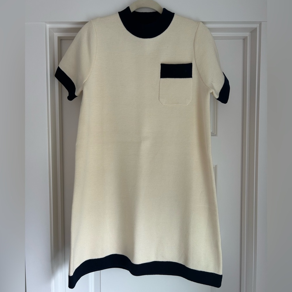 Tuckernuck Cream and Black Dress - Picture 4 of 6